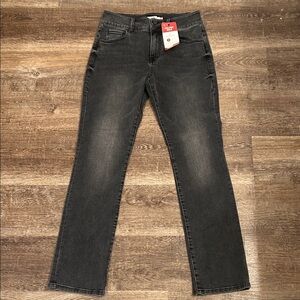 CAbi Women's Dark Gray Straight Leg Jeans